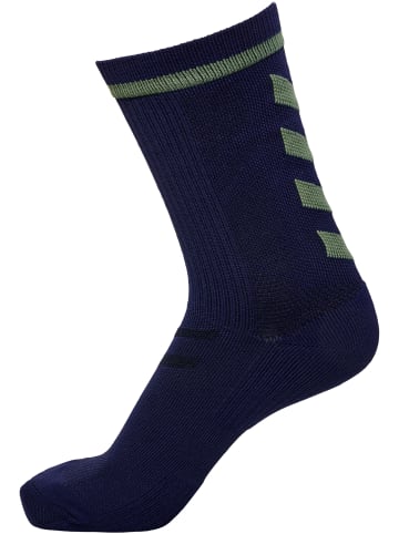 Hummel Hummel Low Socken Elite Indoor Multisport Unisex Erwachsene Atmungsaktiv Feuchtigkeitsabsorbierenden in MARINE/DUCK GREEN