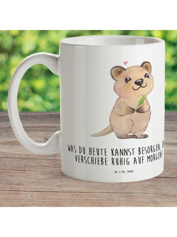 Mr. & Mrs. Panda Pott Quokka Happy mit Spruch in Weiß