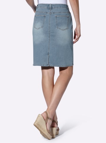 Heine Jeans-Rock in blue-bleached