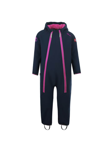 Trollkids Overall Nordkapp in navy/pink