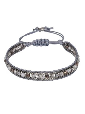 Saraswati Design Nonbook - Armband "Crystal", grau