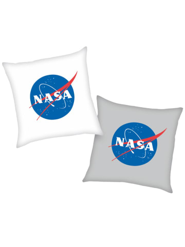 Herding Logo | NASA | 40 x 40 cm | Kinder Deko-Kissen | Wende-Motiv