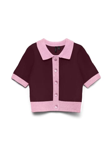 Vero Moda Strickjacke in Burgundy