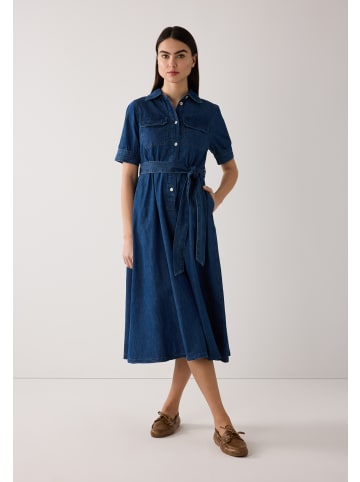 More & More maxilanges Hemdblusen-Jeanskleid in denim