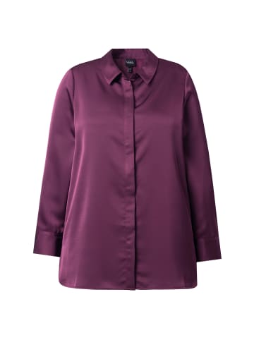 Ulla Popken Hemdbluse in dunkel weinrot