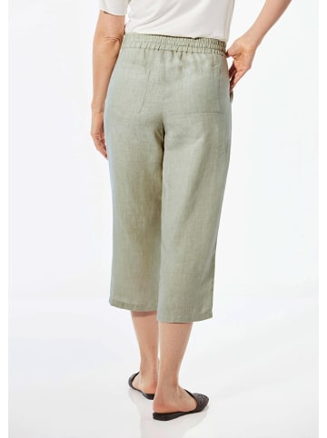 GOLDNER Kurzgröße:  Leinenhose Leinenhose in baummoos