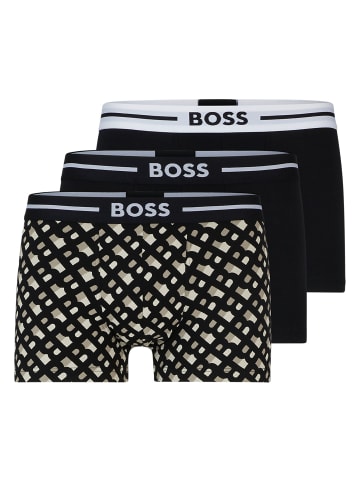 BOSS Boxershort 3er Pack in Schwarz