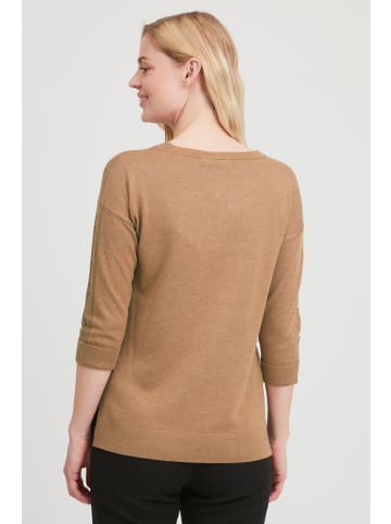 Fransa FRBESMOCK 2 PULLOVER ESSENTIALS Regular fit in Tobacco Brown Melange