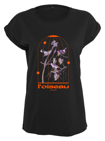 Mister Tee Mister Tee Damen Ladies L´oiseau De Paradis Tee in black