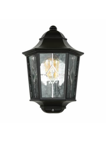 Licht-Erlebnisse Außen Wandlampe (B)25.7 x (H)35.9 cm in Schwarz