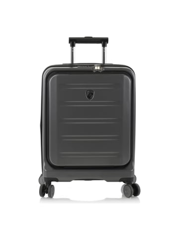Heys Hatch 4 Rollen Kabinentrolley 53 cm Laptopfach mit Dehnfalte in pewter