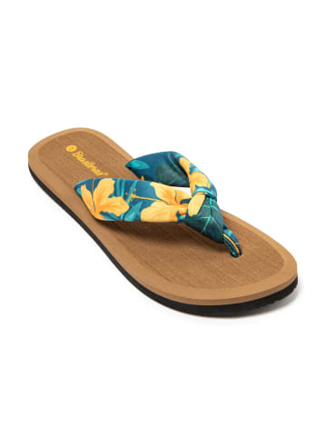 Brasileras Zehentrenner "Hibiscus Nudo" in Orange