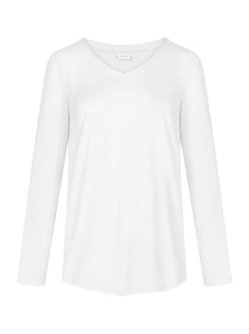 Rösch Schlafanzug Shirt Basic in Weiß