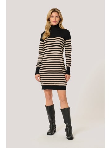 Kaffe Kleid KAastrid in Black/Feather Gray Mel. Stripe