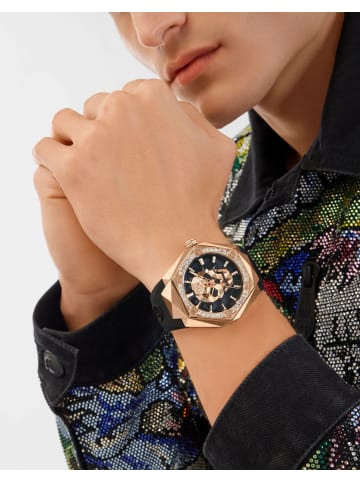 Philipp Plein Analoguhr für Herren in Schwarz