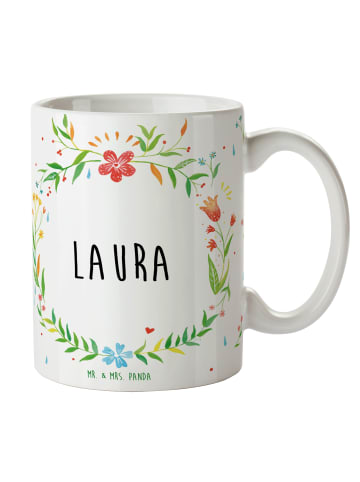 Mr. & Mrs. Panda Kaffeetasse Laura mit Spruch in Keine Angabe