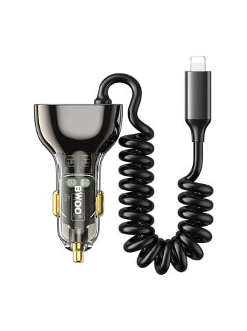 Wisam BWOO CC96L 30W PD Kfz-Ladegerät 1x USB-C 1x USB-Anschluss mit