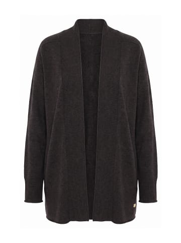 Ulla Popken Strickjacke in mahagoni