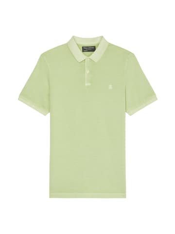 Marc O'Polo Poloshirt Piqué shaped in cedar lime