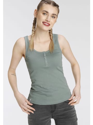 Kangaroos Tanktop in grün-schwarz