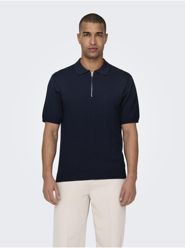 ONLY & SONS Polo in Dark Navy