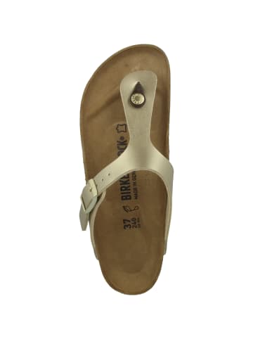 Birkenstock Zehensandale Gizeh Birko-Flor Normal in gold