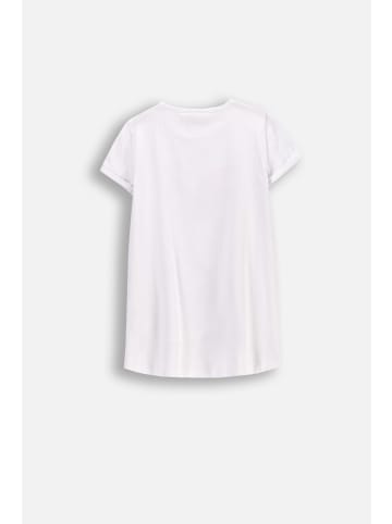 Coccodrillo T-Shirt mit kurzen Ärmeln in weiß