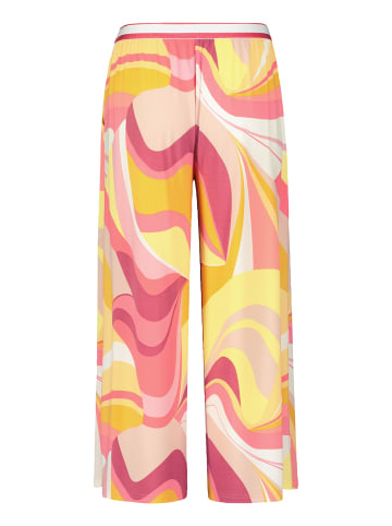 Betty Barclay Culotte mit elastischem Bund in Rosé/Yellow
