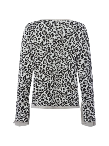 monari Pullover in schwarz ecru - 0001