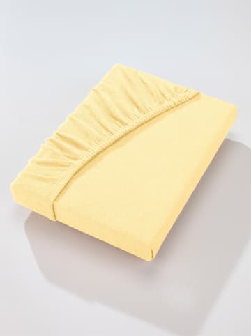 WITT WEIDEN Spannbetttuch in vanillegelb