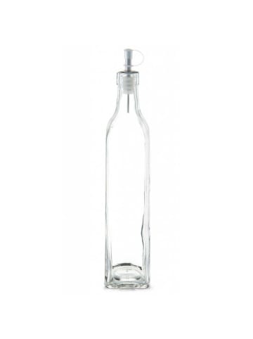 Zeller Spender für Oliven, Essig, Glasflasche, 500 ml in Transparent, Ø 5,8 cm