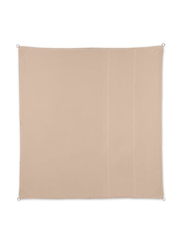 relaxdays Sonnensegel in Beige - 2,5 x 2,5 m