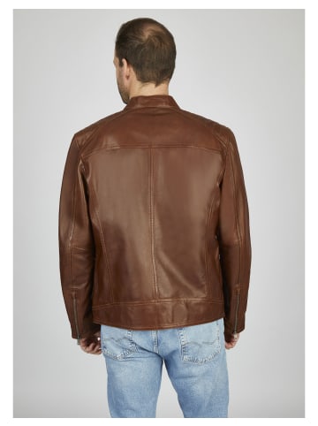 Bugatti Lederjacke Apollo in Cognac