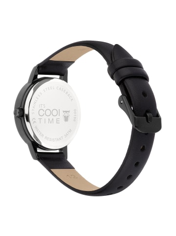 Cool Time Uhr The Cool Rose Flower Power in schwarz