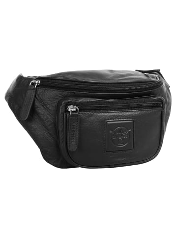 Chiemsee Gürteltasche echt Leder in schwarz