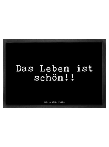 Mr. & Mrs. Panda fußmatte Das Leben ist schön!!... mit Spruch in Schwarz
