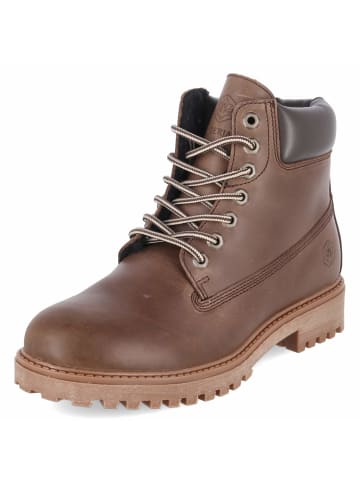 Lumberjack Stiefel mit Warmfutter in braun