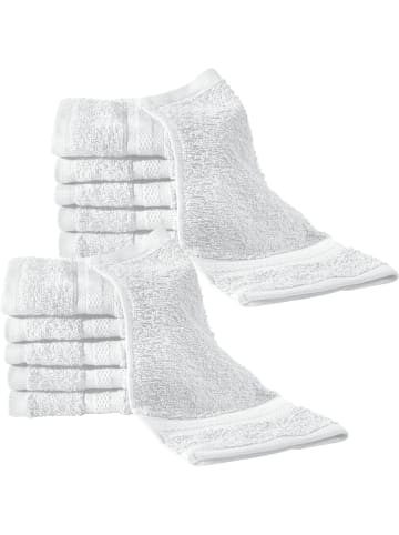 REDBEST Frottier Seiftuch 12er-Pack Chicago in weiß