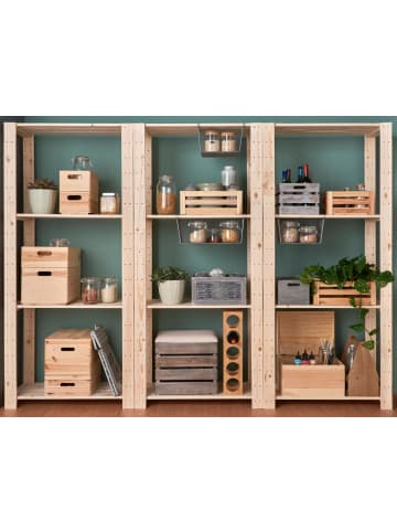 Zeller Vorratsbehälter, Organizer 18 l in Beige, 30 x 15 x 40 cm