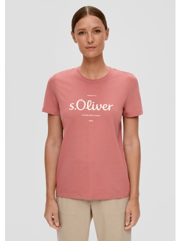 s.Oliver T-Shirt kurzarm in Pink