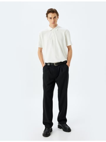 KOTON TSHIRT SS POLO in Ekru