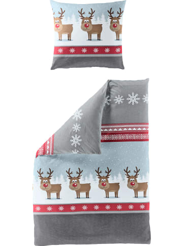 Bierbaum Biber Bettwäsche in grau