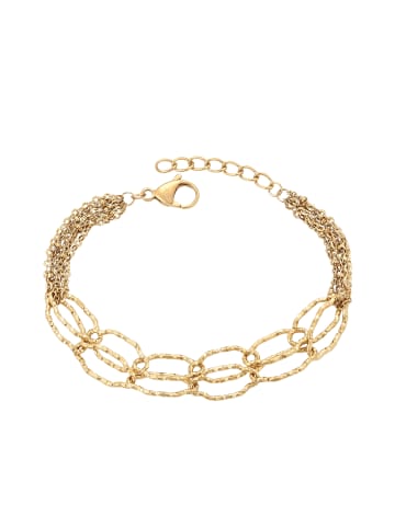 faina Women Multi Chain Bracelet in Gold