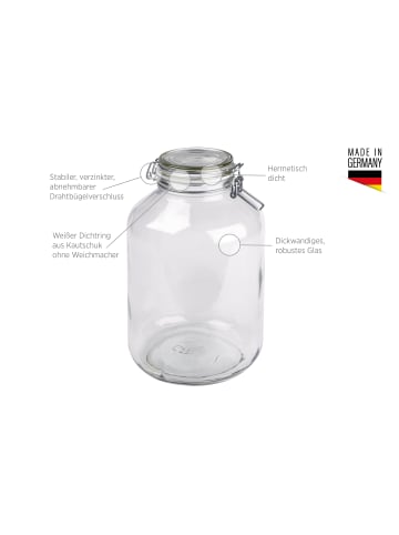 Mäser Einmachglas 4,8 l GOTHIKA in Transparent