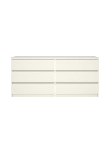 ebuy24 Kommode Noulan Weiß 154 x 50 cm