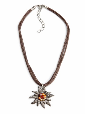 Allgäu Rebell Trachtenkette " Maria " in braun