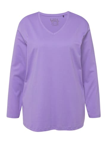 Ulla Popken Shirt in blaues flieder