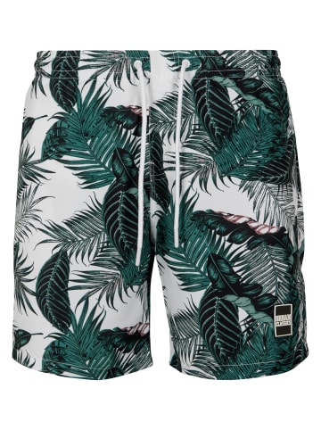 Urban Classics Badeshorts in palm leaves