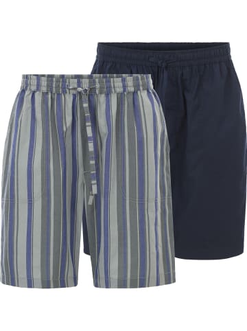 BABISTA 2er Pack kurze Schlafhose ABEGESSI in blau