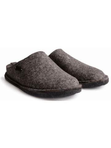 HAFLINGER Clog Flair Soft Wollfilz in anthrazit